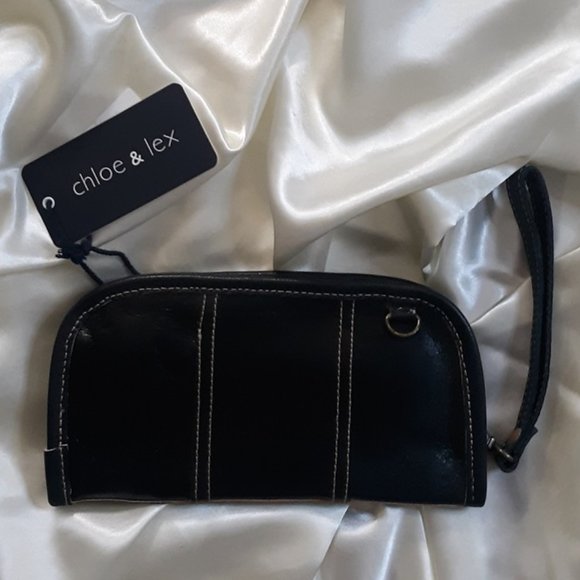 *FLAW* Chloe & Lex Leather Convertible Crossbody Wrist Wallet - Picture 3 of 7